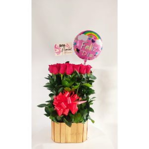 Arreglo rosas rojas-