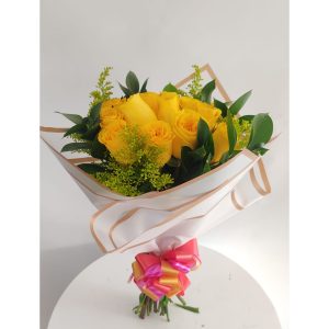 Bouquet de rosas amarillas- floristeria cali