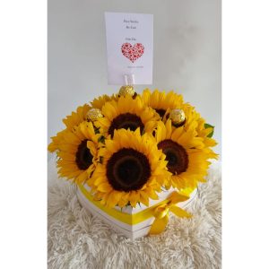 Corazon de girasolesCorazon de girasoles