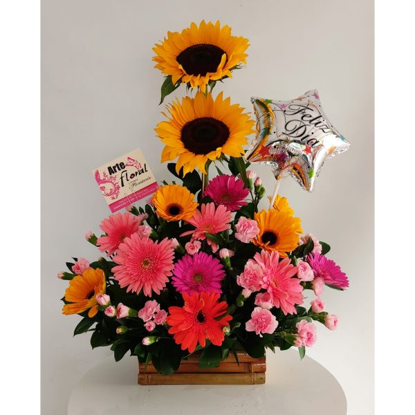 Gerveras, girasoles