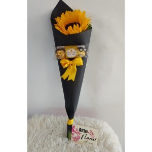 Girasol y chcolate- floristeria cali