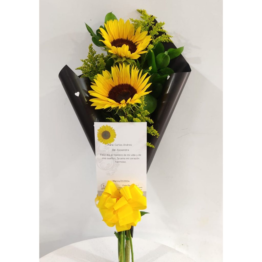 Bouquet de girasoles- floristeria cali