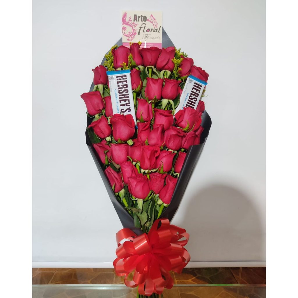 Bouquet de rosas- floristeria cali