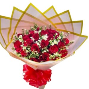 Ramo-buchon-en-rosas-rosas-Floristerias-en-Cali.