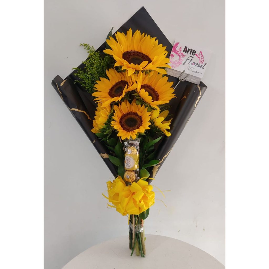 bouquet de girasoles- flores cali