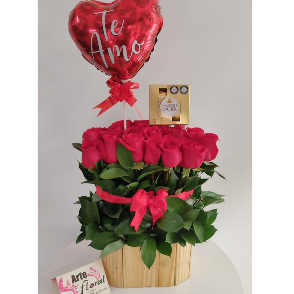ramo en rosas rojas- floristeria cali