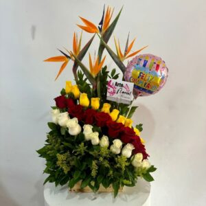 Ramo-de-rosas-combinadas-floristeria-cali