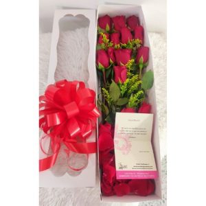 Caja de rosas -Floristeria cali